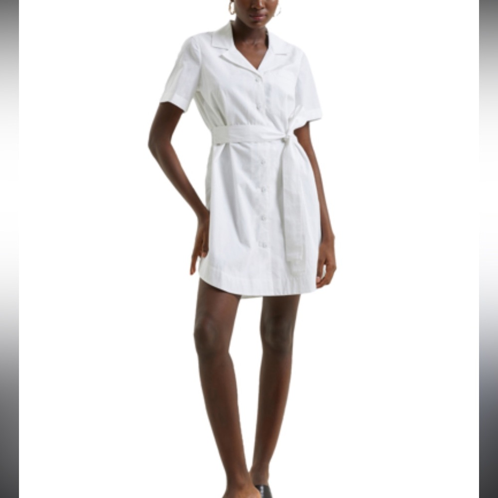 French Connection White Shirt Dress
